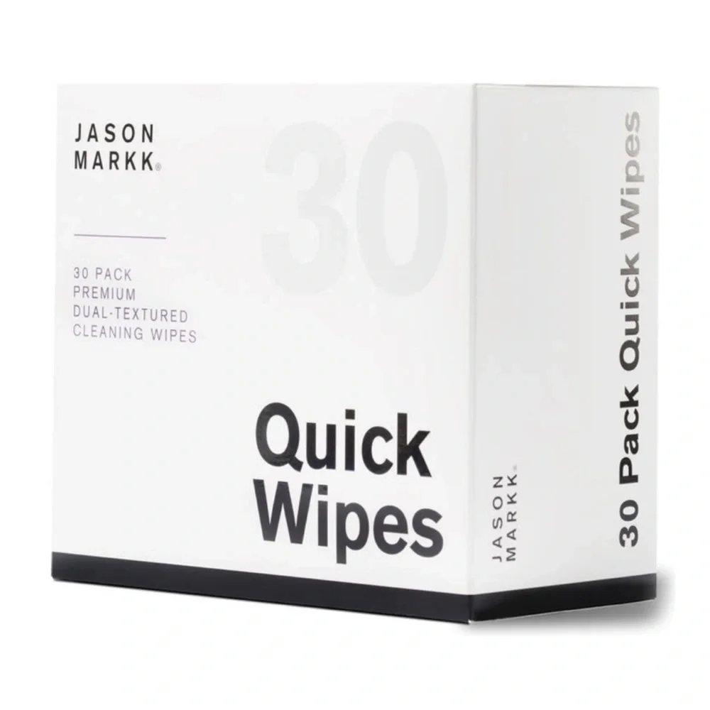 Jason Markk Quick Wipes Premium Dual Textured Sneaker Cleaning Wipe 30 Count NIB